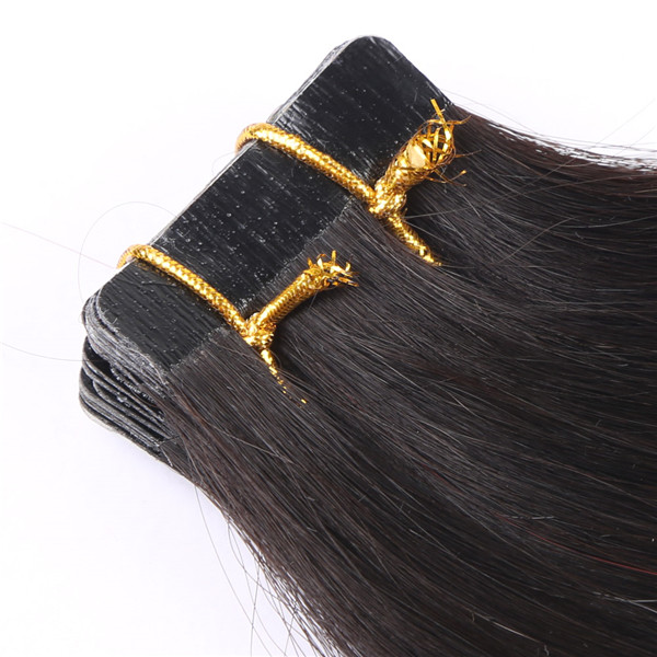 Natural black 1B tape hair extensions reviews YJ264